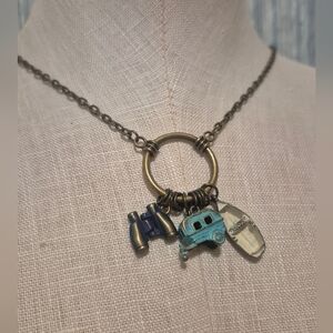 Camper Life Charm Necklace